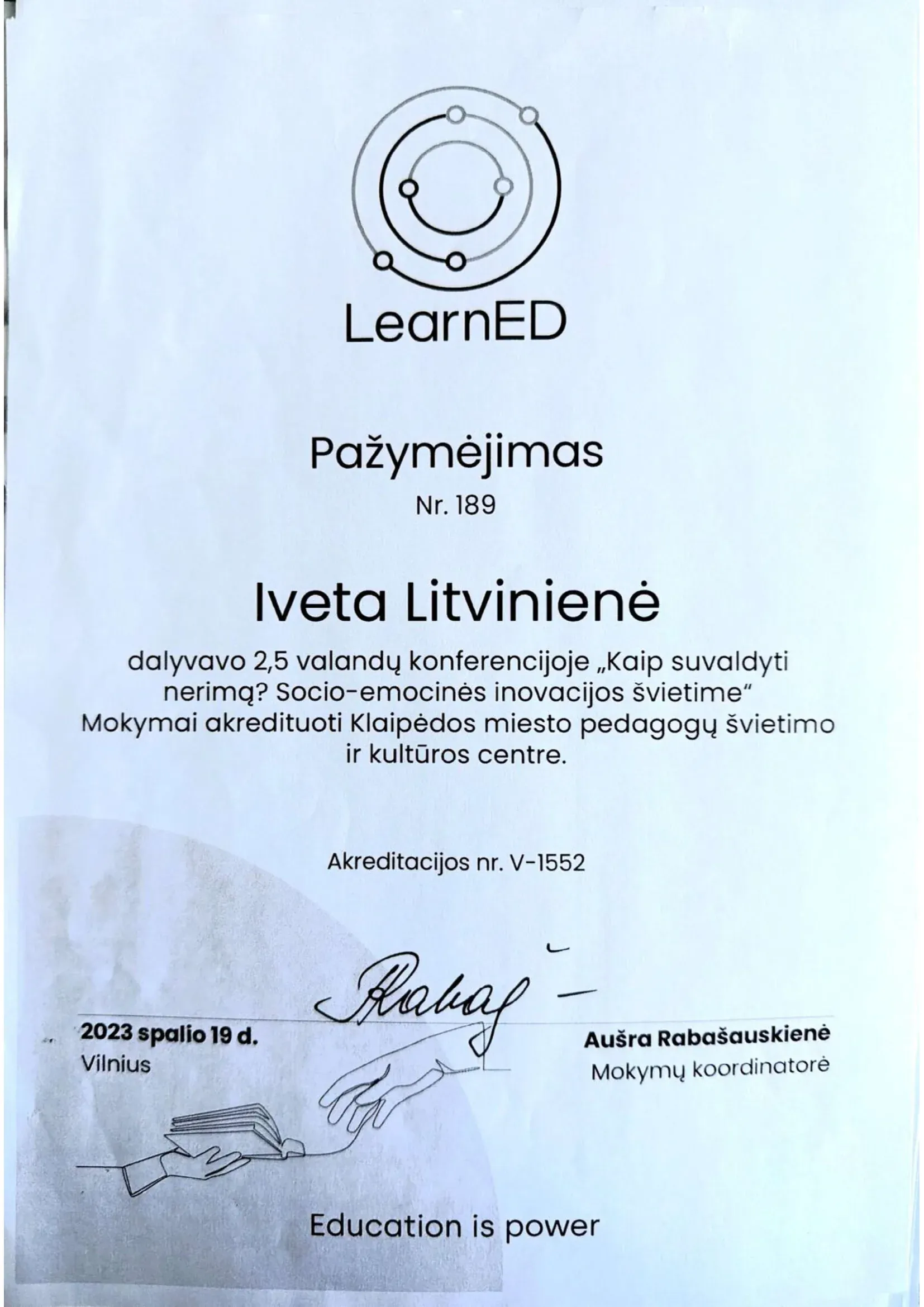 Kaip suvaldyti nerimą
